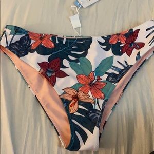 Cupshe Floral Bathing Suit Bottom